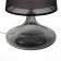 ST LUCE bedside lamp. SL974.404.01. Ampolla. 1x60 W, E27, 24x24x42 cm, chromium color, smoky
