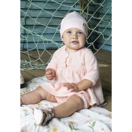 A set of clothes for the summer "Sakura", height 92, beige color