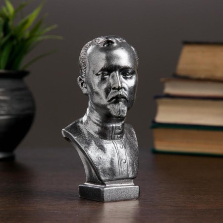 Bust Dzerzhinsky Maly Metallic 6x12x6cm