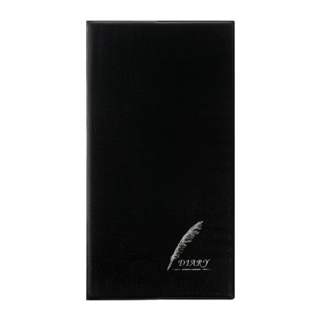 Notebook "Pen" A6+, 70 sheets in a cage, PVC cover, black