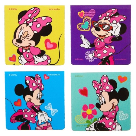 Magnetic bookmarks for books on the postcard "The most charming", Minnie Mouse-1