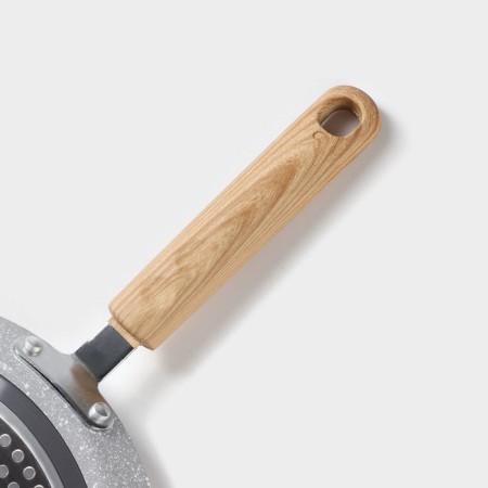 Pan pancake shade Grit, D = 22 cm, Soft-Touch handle, anti-stick coating, induction, color gray color-3