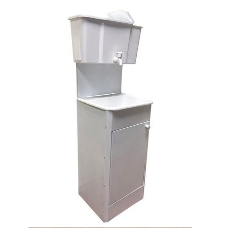 Washbuilder "Aquarius", cottage, without euns, plastic sink, 17 l, white-2