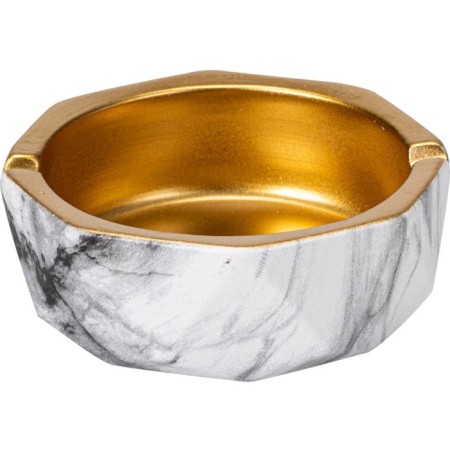 Ash "marble", 11.5 x 4.5 cm, ceramics, gold-1