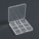 Organizer for decor, 9 sections, 6.6 × 6.6 × 0.9 cm, the color is transparent