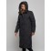 Coat insulated winter female, size 42, black color