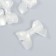 Decor for creativity Plastic "Bow White" shines in the dark 0.8x2.4x3.4 cm
