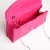 Female bag on magnet, color fuchsia