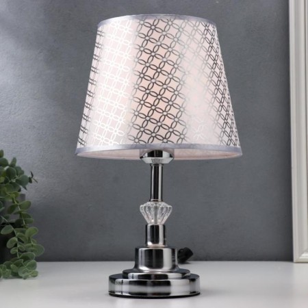 Table lamp 16227/1CR E27 40W chrome 21x21x34.5 cm Risalux