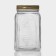 Bank for bulk products Glass "Hommeid", 1 l, with a lid