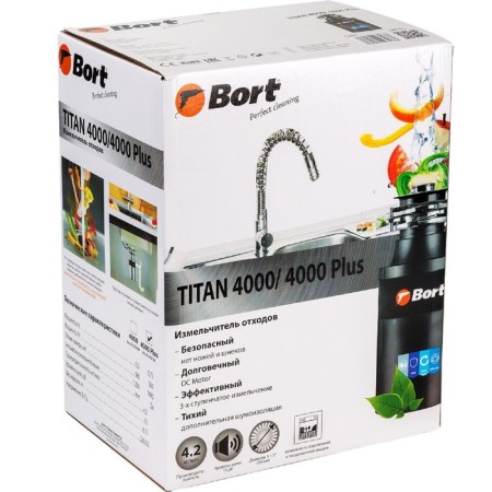 Bort Titan 4000 Plus, 560 watts, 3 steps, 4.2 kg/min, 90 mm-5