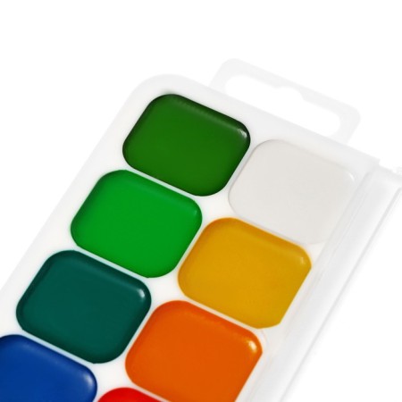 Watercolor "Ray" classics, 16 colors, without brush-3
