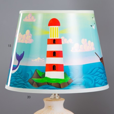 Table lamp "Sea Coast" E14 15W 20x20x32.5 cm Risalux-3