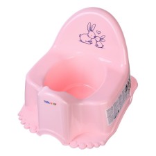 Children's musical pot “Rabbits”, pink color
