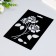 Plastic stencil "roses" 20x29cm