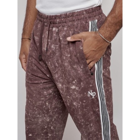 Joggers male, size 56, brown color-12