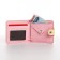 Wallet on the button, the color is light red