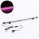 Submarine lamp with a switch, jingye, 56 cm, 6 watts, pink