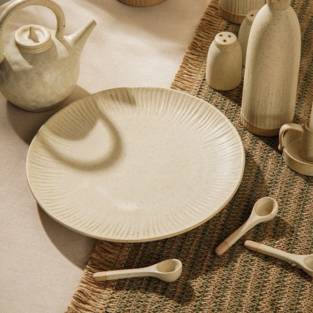 Ceramic plate SL Home "Vento", d = 28 cm, beige color-7