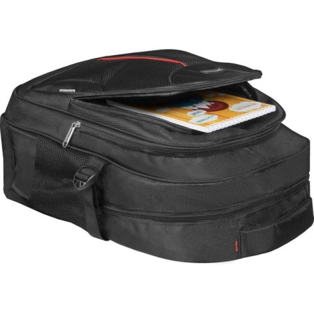 Laptop-rugboat bag, organizer, polyester, Defender Carbon 15.6, Black, 26077-3