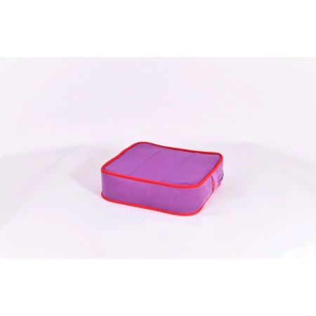Mobile pillow “Moby”, size 40 × 40 cm, purple/red, velor-1