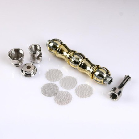 The smoking tube is “curly”, 5 nets, 13 x 3.4 x 2 cm-1