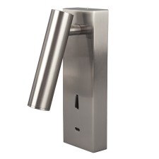 Wall lamp Mantra Tarifa, Led, 210lm, 3000k, 60x25x180 mm, silver color