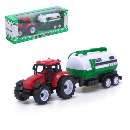 Inertial Tractor "Agricultural Institute", with a trailer