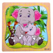 Puzzle in the frame 