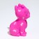 Brying toy "cat" for dogs, 10 cm, pink