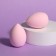 Makeup sponge, set - 2 pcs, 6 × 4 cm, increase when getting wet, pink color
