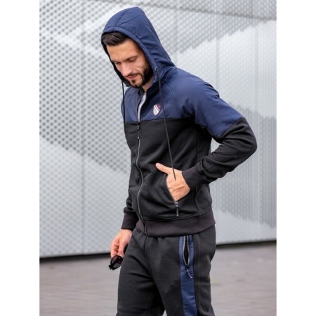 Sports costume men's ISee, size 48, dark blue color, black-5