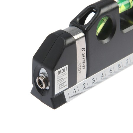 Universal level 4 in 1 tundra, laser, bubble, roulette 2.5 m, ruler 150 mm-7
