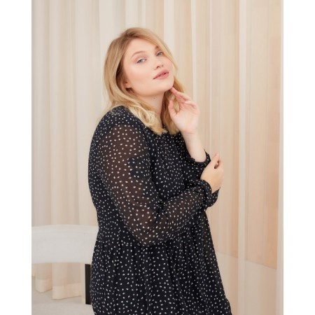 Women's dress Midy Mist Plus-Size, r.52, black-6