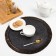 A set of napkins 2 pcs. Dolyana "Brill", central black, d 38 cm