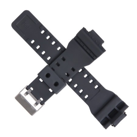 Watch strap, G-shock GD120, GA100, GA-110, GA-100C, L-22.5 cm, black