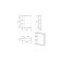 Bathroom mirror "Tura 5501", with three shelves, 55 x 15.4 x 70 cm