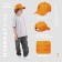 Children's cap for the boy Chillin, orange color, rr 52-54, 5-7 years old