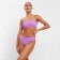 Swimsuit female separate minku plain color purple, size 42