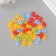 Buttons plastic for creativity 2 punctures "Color Bunnies" set 60 pcs 1.3x1.7 cm