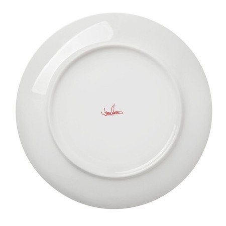 Dining plate Home Queen "Noir", d = 26.6 cm, black color-1
