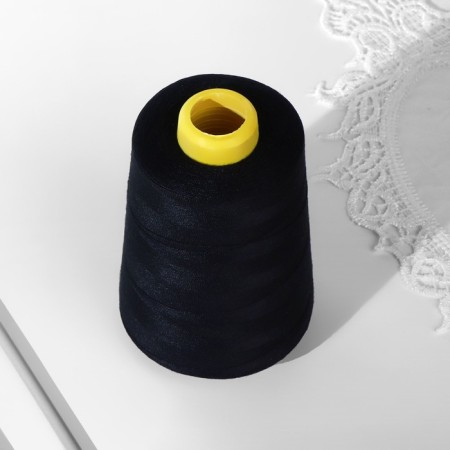 Threads 20/2, 5000 yard, black color-2