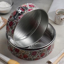 A set of baking forms “Rosary”, 3 subjects: D = 22/24/26 cm, removable bottom