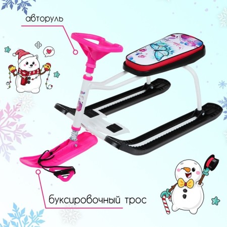 Snow -chapter "Timka Sport 1+", TS1+/B, white/black/pink color-1