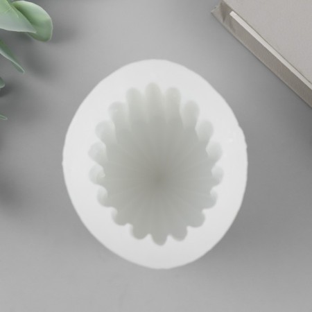 Mold silicone for a candle "Police. Vertical stripes" 4.8x4.8x7.5 cm-2