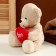 Soft toy "Bear with Heart", 20 cm, color mix