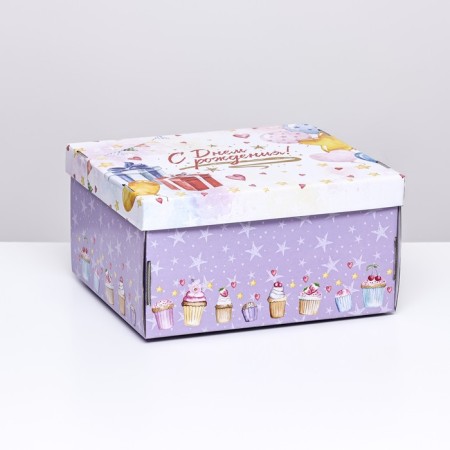 Folding box "Happy Birthday", 31.2 x 25.6 x 16.1 cm-2