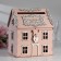 Family Bank "House No. 2", 24.5x24x28 cm, white-powder