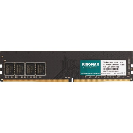 Memory DDR4 4GB 2666MHz KINGMAX KM-LD4-2666-4GS RTL PC4-21300 CL19 Dimm 288-PIN 1.2V RET