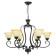 Chandelier 2711/6 E27 40W Black 75x75x51-81 cm Bayerlux